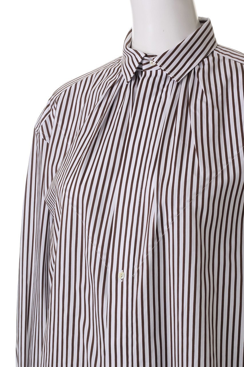 【デザイン ワークス/DESIGN WORKS】のブロードフォルムシャツ 人気、トレンドファッション・服の通販 founy(ファニー) ファッション Fashion レディースファッション Fashion for Women トップス・カットソー Cut & Sew Tops シャツ・ブラウス・オフィスカジュアル Elegant Blouses & Button-Ups ギャザー Gathered, Ruffled スリーブ Sleeve, Long Sleeve / Short Sleeve フォルム Silhouette, Form ロング Long, Long-Length 夏 Summer 春 Spring S/S・春夏 SS, Spring/Summer, Warm Season other-5|ID: prp329100004442522 ipo3291000000035690443