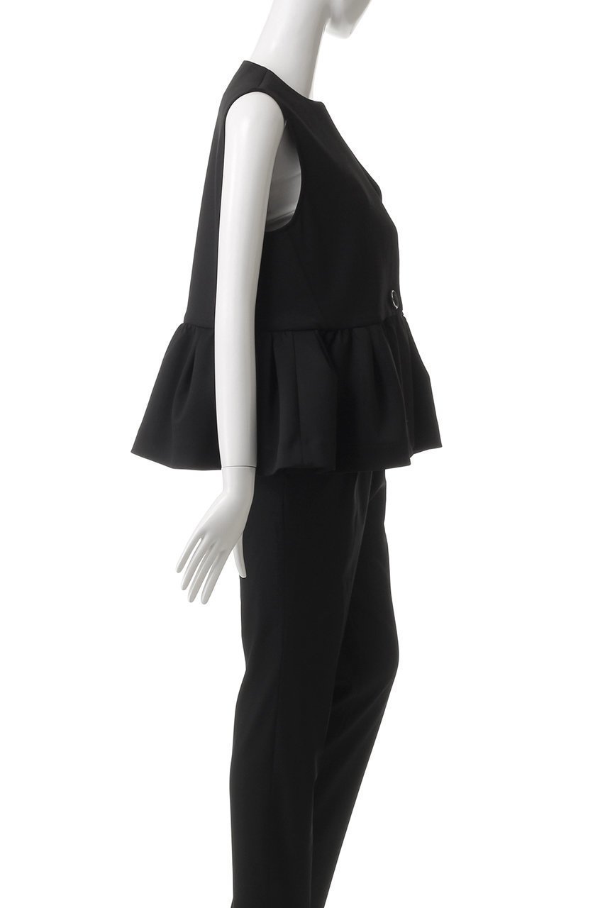 【デザイン ワークス/DESIGN WORKS】のポリエステルストレッチダンボールジレ 人気、トレンドファッション・服の通販 founy(ファニー) 　ファッション　Fashion　レディースファッション　WOMEN　アウター　Coat Outerwear　ジャケット　Jackets　シンプル　Simple　ジャケット　Jacket　ストレッチ　Stretch　スプリング　Spring　フェミニン　Feminine　ベスト　Vest　ペプラム　Peplum　再入荷　Restock/Back In Stock/Re Arrival　other-3|ID: prp329100004442523 ipo3291000000031255914