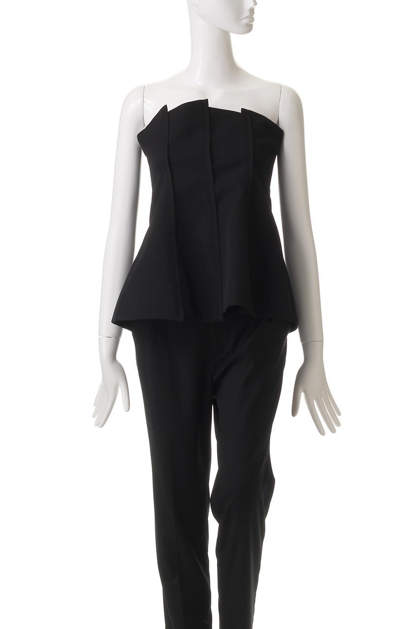 【エステータ/esteta】のウールリネンビスチェ 人気、トレンドファッション・服の通販 founy(ファニー) 　ファッション　Fashion　レディースファッション　WOMEN　トップス・カットソー　Tops/Tshirt　キャミソール / ノースリーブ　No Sleeves　シャツ/ブラウス　Shirts/Blouses　ビスチェ　Bustier　エレガント 上品　Elegant　シンプル　Simple　ジップ　Zip　ジャケット　Jacket　ノースリーブ　No Sleeve　ビスチェ　Bustier　フィット　Fit　フォーマル　Formal　リネン　Linen　other-2|ID: prp329100004442525 ipo3291000000031255924