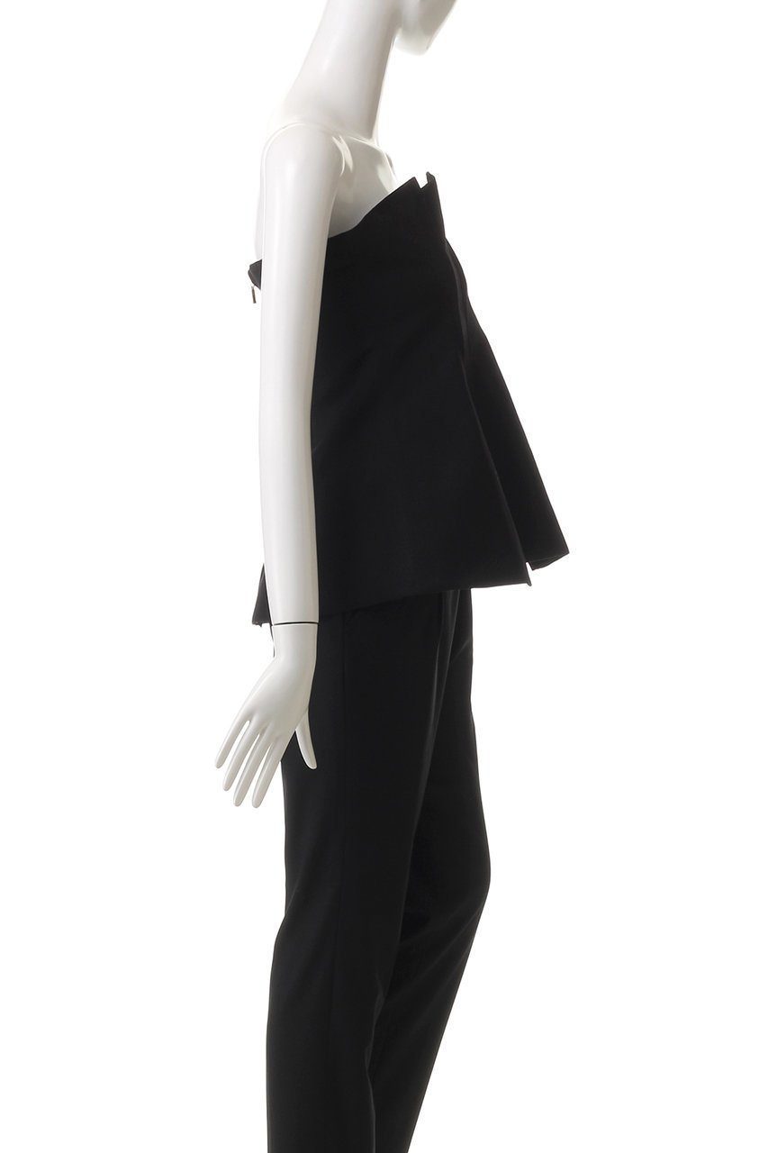 【エステータ/esteta】のウールリネンビスチェ 人気、トレンドファッション・服の通販 founy(ファニー) 　ファッション　Fashion　レディースファッション　WOMEN　トップス・カットソー　Tops/Tshirt　キャミソール / ノースリーブ　No Sleeves　シャツ/ブラウス　Shirts/Blouses　ビスチェ　Bustier　エレガント 上品　Elegant　シンプル　Simple　ジップ　Zip　ジャケット　Jacket　ノースリーブ　No Sleeve　ビスチェ　Bustier　フィット　Fit　フォーマル　Formal　リネン　Linen　other-3|ID: prp329100004442525 ipo3291000000031255926