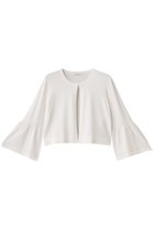 【アナイ/ANAYI】のレーヨンナイロンボレロカーディガン 人気、トレンドファッション・服の通販 founy(ファニー) ファッション Fashion レディースファッション Fashion for Women トップス・カットソー Cut & Sew Tops ニット Knit Tops & Sweaters カーディガン・羽織り Layered Style Cardigans カーディガン Cardigan, Knitwear ギャザー Gathered, Ruffled シンプル Simple, Minimal フェミニン Feminine, Girly ボレロ Bolero, Short Cardigan エレガント 上品 Elegant thumbnail オフホワイト|ID: prp329100004442527 ipo3291000000032937824