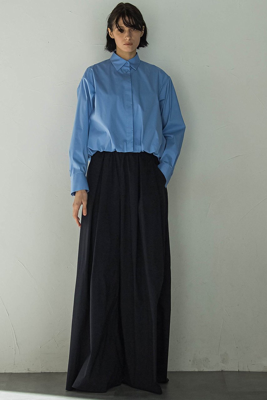 【エッセン ロートレアモン/ESSEN LAUTREAMONT】のストレッチブロードバルーンシャツ 人気、トレンドファッション・服の通販 founy(ファニー) 　ファッション　Fashion　レディースファッション　WOMEN　トップス・カットソー　Tops/Tshirt　シャツ/ブラウス　Shirts/Blouses　コンパクト　Compact　スタイリッシュ　Stylish　スリーブ　Sleeve　バルーン　Balloon　ロング　Long　other-2|ID: prp329100004442529 ipo3291000000031255951