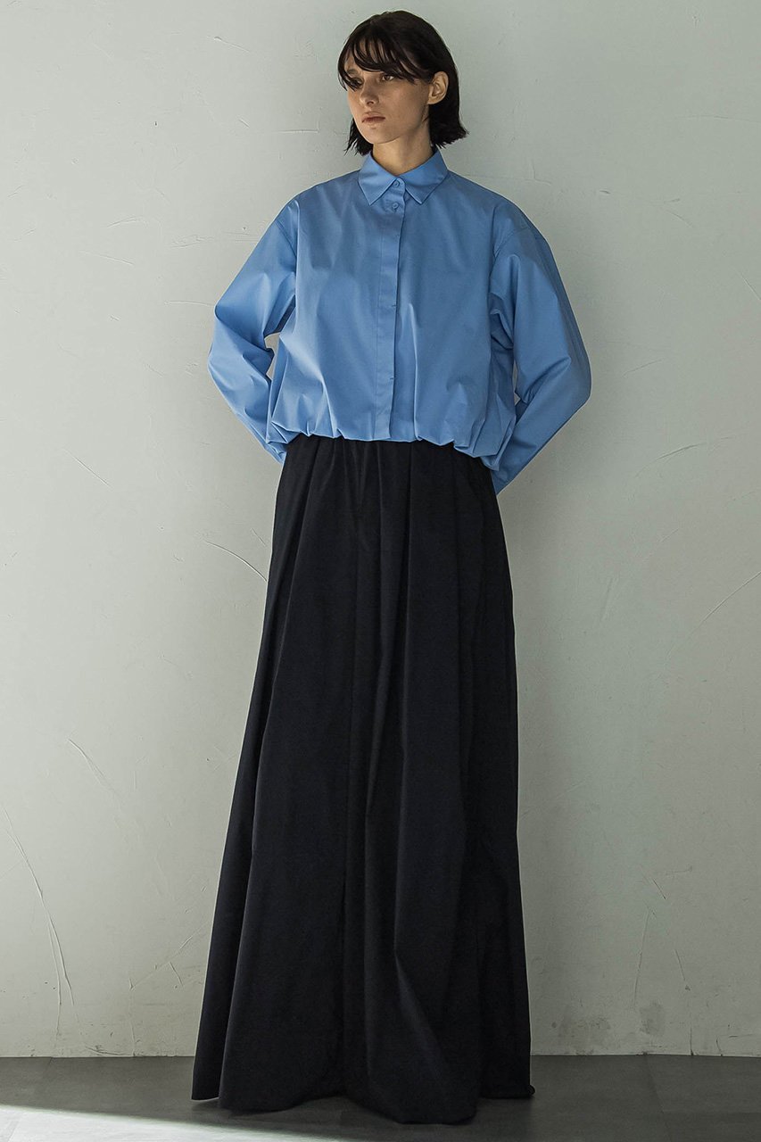 【エッセン ロートレアモン/ESSEN LAUTREAMONT】のストレッチブロードバルーンシャツ 人気、トレンドファッション・服の通販 founy(ファニー) 　ファッション　Fashion　レディースファッション　WOMEN　トップス・カットソー　Tops/Tshirt　シャツ/ブラウス　Shirts/Blouses　コンパクト　Compact　スタイリッシュ　Stylish　スリーブ　Sleeve　バルーン　Balloon　ロング　Long　other-3|ID: prp329100004442529 ipo3291000000031255952