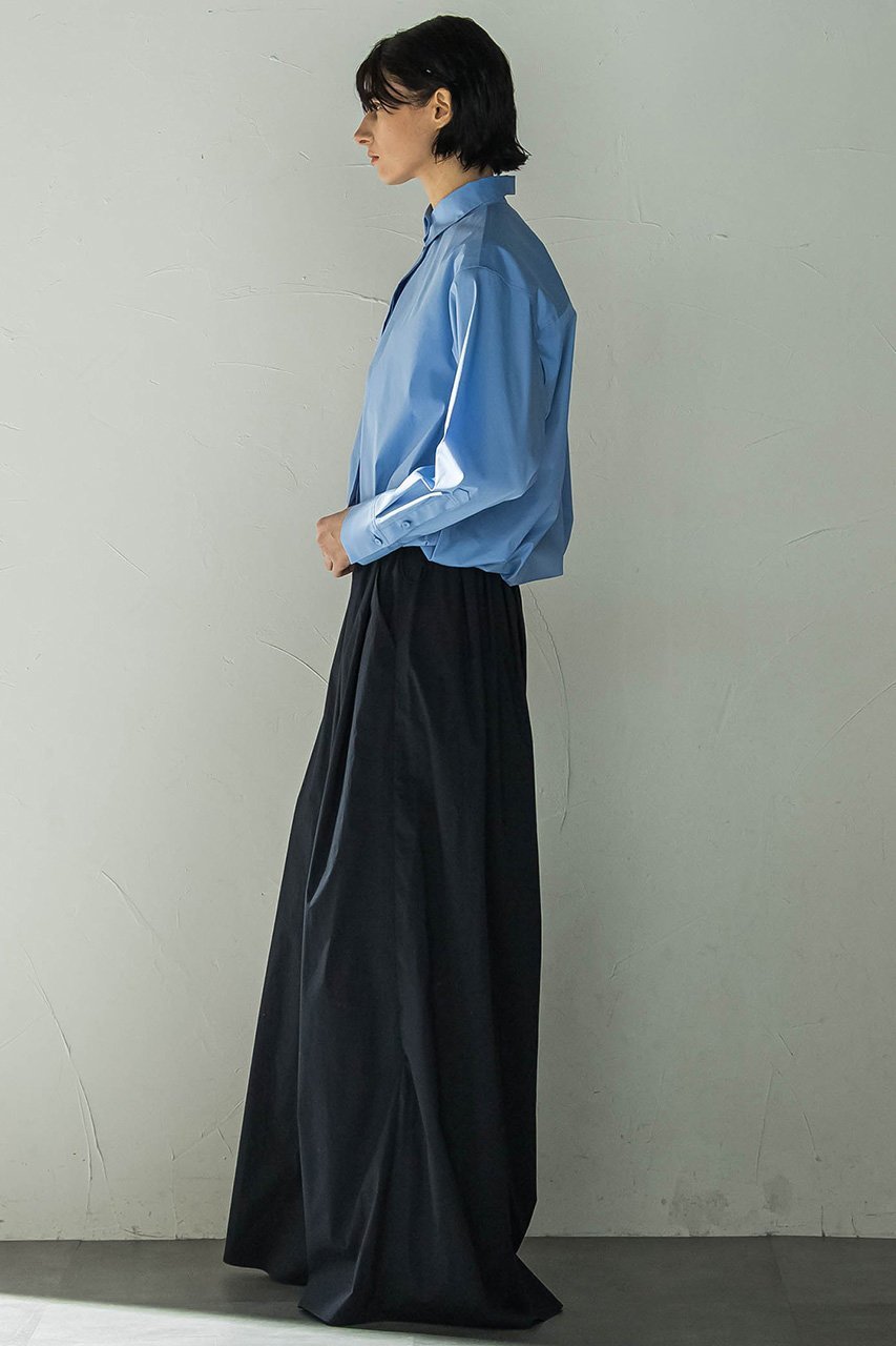 【エッセン ロートレアモン/ESSEN LAUTREAMONT】のストレッチブロードバルーンシャツ 人気、トレンドファッション・服の通販 founy(ファニー) 　ファッション　Fashion　レディースファッション　WOMEN　トップス・カットソー　Tops/Tshirt　シャツ/ブラウス　Shirts/Blouses　コンパクト　Compact　スタイリッシュ　Stylish　スリーブ　Sleeve　バルーン　Balloon　ロング　Long　other-4|ID: prp329100004442529 ipo3291000000031255955
