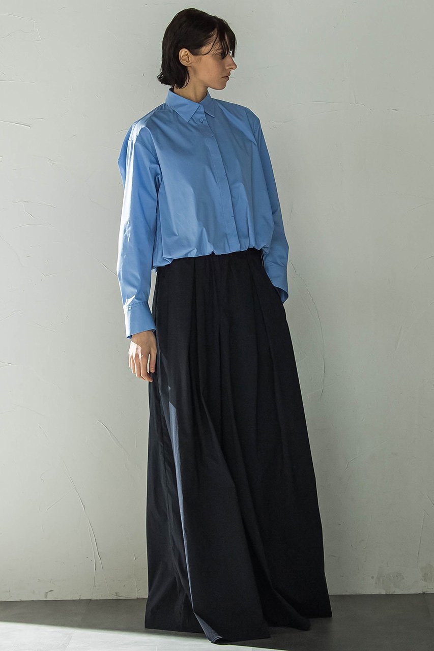 【エッセン ロートレアモン/ESSEN LAUTREAMONT】のストレッチブロードバルーンシャツ 人気、トレンドファッション・服の通販 founy(ファニー) 　ファッション　Fashion　レディースファッション　WOMEN　トップス・カットソー　Tops/Tshirt　シャツ/ブラウス　Shirts/Blouses　コンパクト　Compact　スタイリッシュ　Stylish　スリーブ　Sleeve　バルーン　Balloon　ロング　Long　other-6|ID: prp329100004442529 ipo3291000000031325861