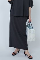 【プルミエ アロンディスモン/1er Arrondissement】のヴィンテージ天竺ドロストスカート チャコールグレー|ID: prp329100004442534 ipo3291000000036260190