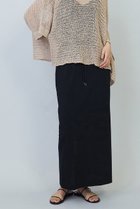 【プルミエ アロンディスモン/1er Arrondissement】のヴィンテージ天竺ドロストスカート ブラック|ID: prp329100004442534 ipo3291000000036260191