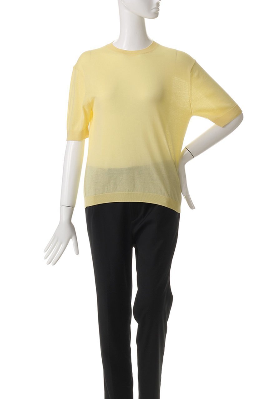【ジェイドット/j.】の綿シルクニットショートスリーブトップス 人気、トレンドファッション・服の通販 founy(ファニー) 　ファッション　Fashion　レディースファッション　WOMEN　トップス・カットソー　Tops/Tshirt　ニット　Knit Tops　プルオーバー　Pullover　インナー　Inner　カーディガン　Cardigan　サマー　Summer　シルク　Silk　シンプル　Simple　ジャケット　Jacket　other-2|ID: prp329100004442552 ipo3291000000031256090