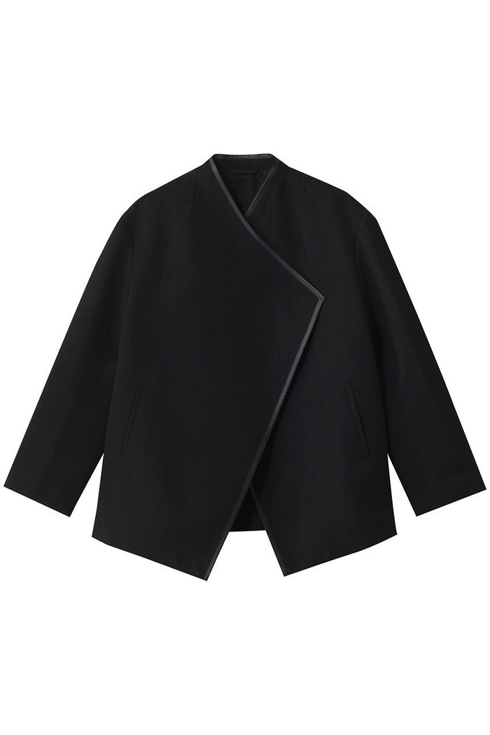【エステータ/esteta】のウールリネンレザートリミングジャケット インテリア・キッズ・メンズ・レディースファッション・服の通販 founy(ファニー) https://founy.com/ ファッション Fashion レディースファッション WOMEN アウター Coat Outerwear ジャケット Jackets おすすめ Recommend クラシカル Classical ジャケット Jacket トリミング Trimming フィット Fit フロント Front モダン Modern NEW・新作・新着・新入荷 New Arrivals |ID: prp329100004442555 ipo3291000000031050742