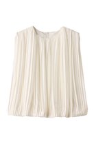 【エステータ/esteta】のドレープサテンプリーツブラウス 人気、トレンドファッション・服の通販 founy(ファニー) ファッション Fashion レディースファッション Fashion for Women トップス・カットソー Cut & Sew Tops キャミソール&ノースリーブ Camisoles & Sleeveless Tops シャツ・ブラウス・オフィスカジュアル Elegant Blouses & Button-Ups エレガント 上品 Elegant サテン Satin, Glossy Fabric シンプル Simple, Minimal ドレープ Drape, Draping Fabric ノースリーブ Sleeveless, No-Sleeve プリーツ Pleats, Pleated thumbnail ホワイト|ID: prp329100004442556 ipo3291000000035923039