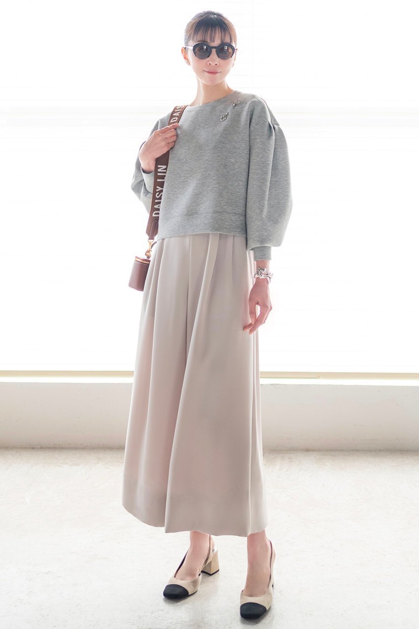 【デイジーリン/DAISY LIN】のミルフィーユ スウェット Daisy Puff Pullover 人気、トレンドファッション・服の通販 founy(ファニー) 　ファッション　Fashion　レディースファッション　WOMEN　トップス・カットソー　Tops/Tshirt　ニット　Knit Tops　パーカ　Sweats　プルオーバー　Pullover　スウェット　Sweat　ウォッシャブル　Washable　ショート　Short　シンプル　Simple　ジャージ　Jersey　スウェット　Sweat　ストレッチ　Stretch　スリーブ　Sleeve　トレンド　Trend　バランス　Balance　フェミニン　Feminine　リラックス　Relax　軽量　Lightweight　other-6|ID: prp329100004442558 ipo3291000000031617501