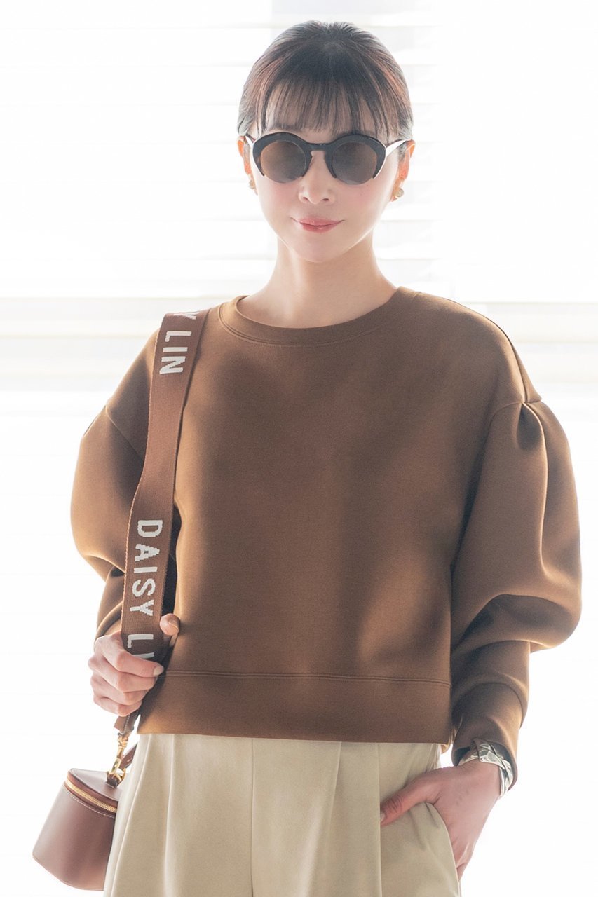 【デイジーリン/DAISY LIN】のミルフィーユ スウェット Daisy Puff Pullover 人気、トレンドファッション・服の通販 founy(ファニー) ファッション Fashion レディースファッション Fashion for Women トップス・カットソー Cut & Sew Tops ニット Knit Tops & Sweaters レディースパーカー・カジュアルフーディー Casual Hoodies & Sweatshirts カジュアルプルオーバー・ニットトップス Pullovers & Knit Tops / Casual Pullovers スウェット・クルーネックトップス Sweatshirts & Crewnecks / Relaxed Fit Sweat Tops ウォッシャブル Machine Washable ショート Short, Short Length シンプル Simple, Minimal スウェット / スエット Sweatshirt, Sweatwear ストレッチ Stretch, Stretchy Fabric スリーブ Sleeve, Long Sleeve / Short Sleeve トレンド Trend, Trending Now バランス Balance, Style Balance フェミニン Feminine, Girly リラックス Relax, Relaxed Fit 軽量 Lightweight, Ultra Light other-6|ID: prp329100004442558 ipo3291000000035962154