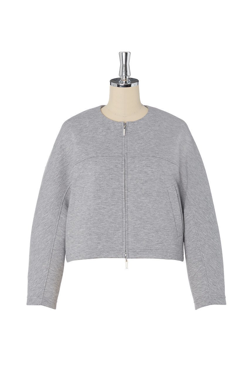 【デイジーリン/DAISY LIN】のミルフィーユ スウェット Stylish Blouson インテリア・キッズ・メンズ・レディースファッション・服の通販 founy(ファニー) 　ファッション　Fashion　レディースファッション　Fashion for Women　アウター　Coat / Outerwear Collection　レディースジャケット・軽アウター　Jackets　ブルゾンジャケット・スポーティアウター　Blouson Jackets　ウォッシャブル　Machine Washable　エレガント 上品　Elegant　ショート　Short, Short Length　ジャケット　Jacket, Outerwear　スウェット / スエット　Sweatshirt, Sweatwear　ストレッチ　Stretch, Stretchy Fabric　スリーブ　Sleeve, Long Sleeve / Short Sleeve　フォルム　Silhouette, Form　ブルゾン　Blouson, Bomber Jacket　軽量　Lightweight, Ultra Light　ソフィーグレー|ID: prp329100004442560 ipo3291000000032954170