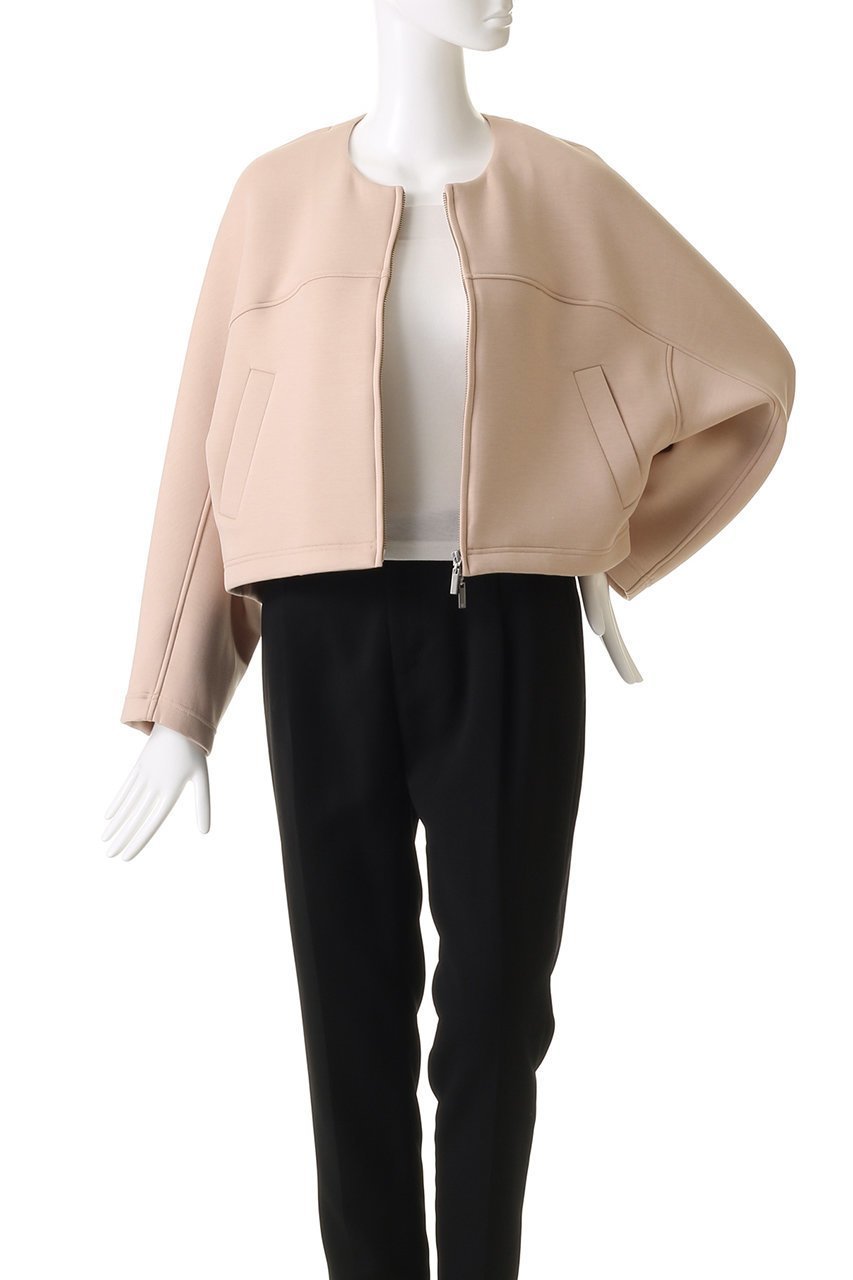 【デイジーリン/DAISY LIN】のミルフィーユ スウェット Stylish Blouson 人気、トレンドファッション・服の通販 founy(ファニー) 　ファッション　Fashion　レディースファッション　Fashion for Women　アウター　Coat / Outerwear Collection　レディースジャケット・軽アウター　Jackets　ブルゾンジャケット・スポーティアウター　Blouson Jackets　ウォッシャブル　Machine Washable　エレガント 上品　Elegant　ショート　Short, Short Length　ジャケット　Jacket, Outerwear　スウェット / スエット　Sweatshirt, Sweatwear　ストレッチ　Stretch, Stretchy Fabric　スリーブ　Sleeve, Long Sleeve / Short Sleeve　フォルム　Silhouette, Form　ブルゾン　Blouson, Bomber Jacket　軽量　Lightweight, Ultra Light　other-6|ID: prp329100004442560 ipo3291000000032954191