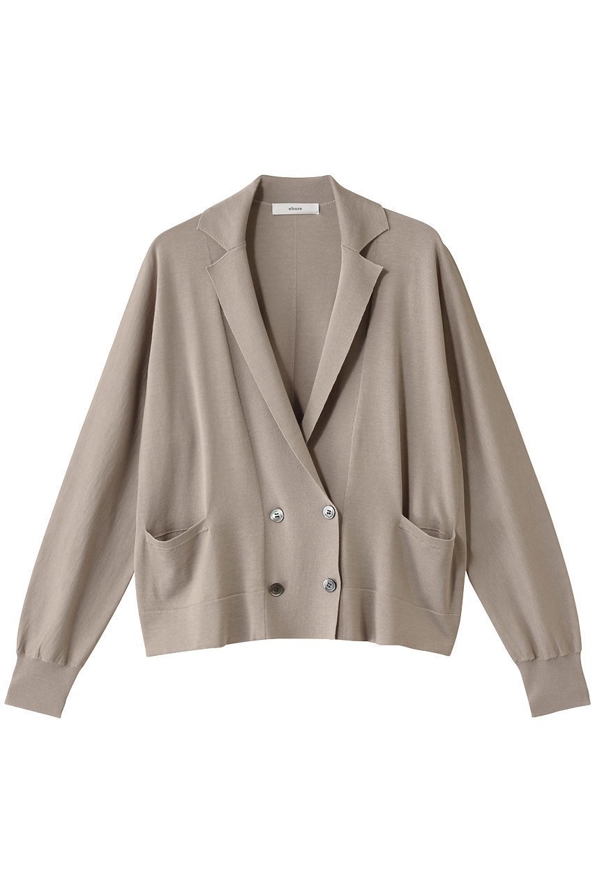 【エブール/ebure】のライトシルクコットン ニットジャケットカーディガン インテリア・キッズ・メンズ・レディースファッション・服の通販 founy(ファニー) 　ファッション　Fashion　レディースファッション　Fashion for Women　インド　Indian Textile　カーディガン　Cardigan, Knitwear　シルク　Silk, 100% Silk　ジャケット　Jacket, Outerwear　ベージュ|ID: prp329100004444642 ipo3291000000032936856