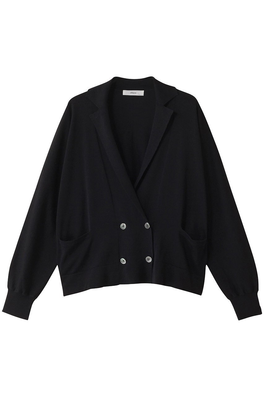 【エブール/ebure】のライトシルクコットン ニットジャケットカーディガン インテリア・キッズ・メンズ・レディースファッション・服の通販 founy(ファニー) 　ファッション　Fashion　レディースファッション　Fashion for Women　インド　Indian Textile　カーディガン　Cardigan, Knitwear　シルク　Silk, 100% Silk　ジャケット　Jacket, Outerwear　ネイビー|ID: prp329100004444642 ipo3291000000032936862