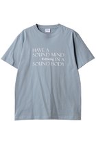 【ヘルシーデニム/Healthy Denim】のHave A Sound Mind Tシャツ 人気、トレンドファッション・服の通販 founy(ファニー) ファッション Fashion レディースファッション WOMEN トップス・カットソー Tops/Tshirt シャツ/ブラウス Shirts/Blouses ロング / Tシャツ T-Shirts カットソー Cut and Sewn ショート Short スリーブ Sleeve 夏 Summer 定番 Standard NEW・新作・新着・新入荷 New Arrivals 春 Spring S/S・春夏 Ss・Spring/Summer 無地 Plain Color thumbnail Acid Blue|ID: prp329100004444645 ipo3291000000031065549