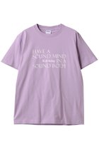 【ヘルシーデニム/Healthy Denim】のHave A Sound Mind Tシャツ 人気、トレンドファッション・服の通販 founy(ファニー) ファッション Fashion レディースファッション WOMEN トップス・カットソー Tops/Tshirt シャツ/ブラウス Shirts/Blouses ロング / Tシャツ T-Shirts カットソー Cut and Sewn ショート Short スリーブ Sleeve 夏 Summer 定番 Standard NEW・新作・新着・新入荷 New Arrivals 春 Spring S/S・春夏 Ss・Spring/Summer 無地 Plain Color thumbnail Light Purple|ID: prp329100004444645 ipo3291000000031065550