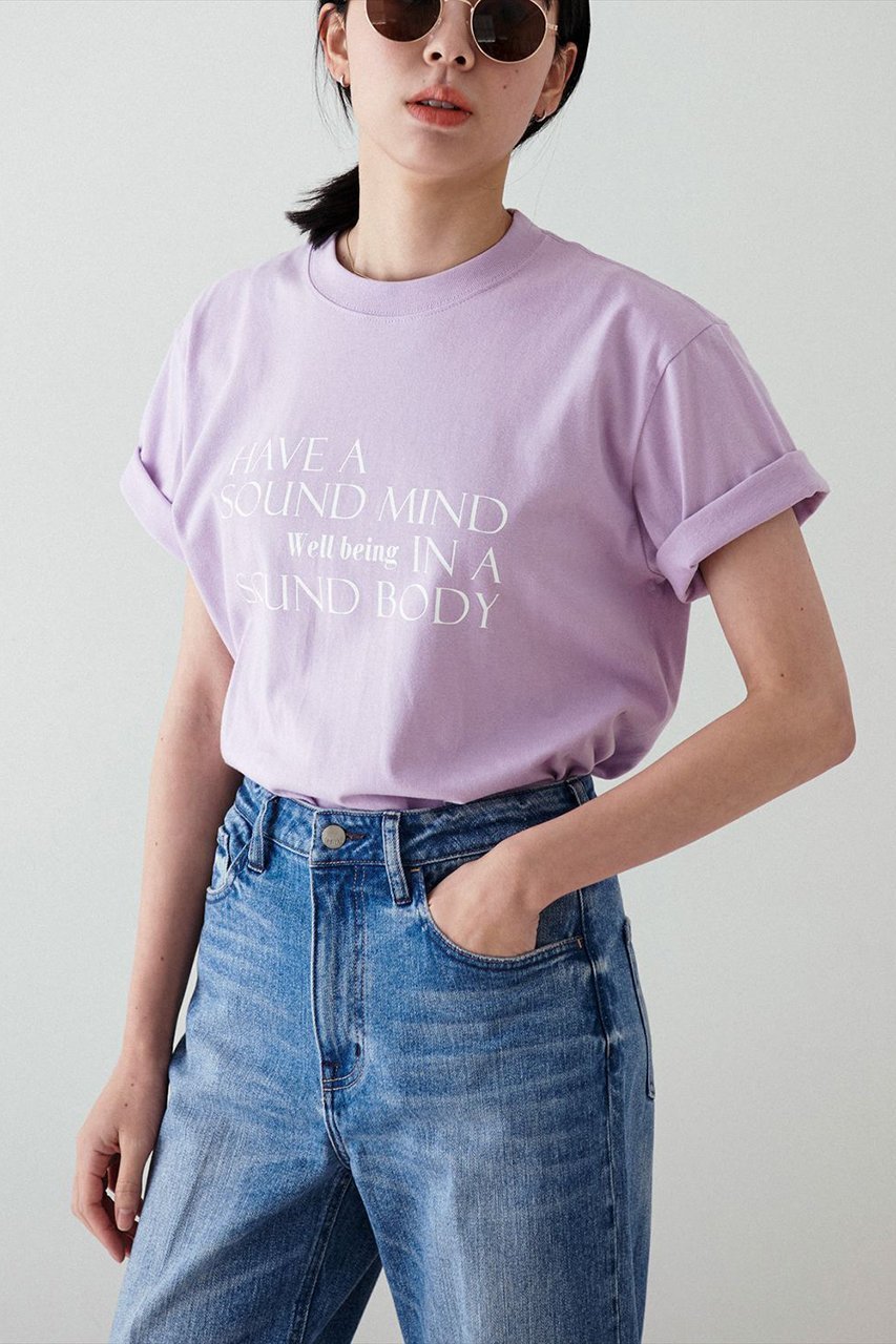 【ヘルシーデニム/Healthy Denim】のHave A Sound Mind Tシャツ 人気、トレンドファッション・服の通販 founy(ファニー) 　ファッション　Fashion　レディースファッション　Fashion for Women　トップス・カットソー　Cut & Sew Tops　シャツ・ブラウス・オフィスカジュアル　Elegant Blouses & Button-Ups　ロングTシャツ・Tシャツ　Longline T-Shirts & Tees　カットソー・ベーシックTシャツ　Cut-and-Sewn Tops / Stretch Tees & Basics　ショート　Short, Short Length　スリーブ　Sleeve, Long Sleeve / Short Sleeve　夏　Summer　定番　Standard, Basic Item　春　Spring　S/S・春夏　SS, Spring/Summer, Warm Season　無地　Plain, Solid Color　other-6|ID: prp329100004444645 ipo3291000000032861177
