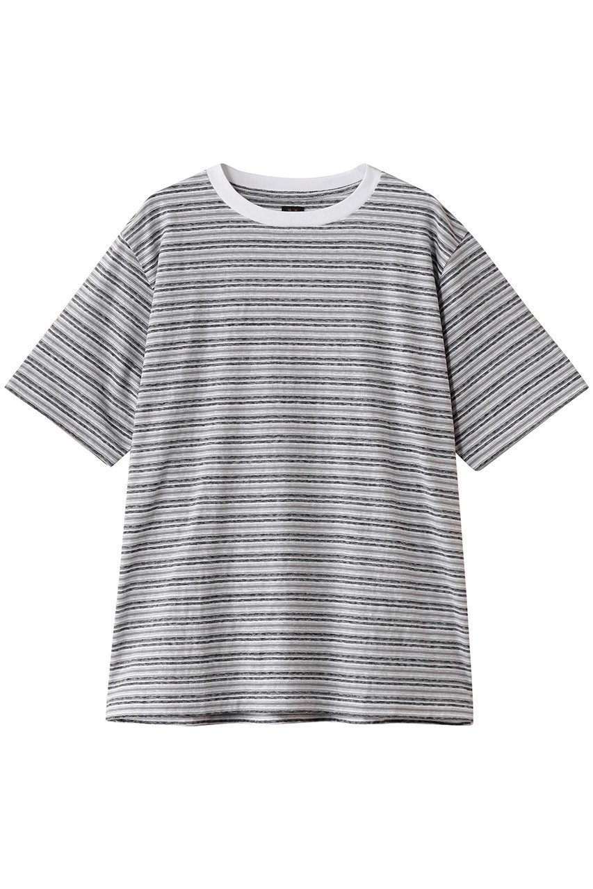 【バトナー/BATONER / MEN】の【MEN】ハンドドローイングボーダーTシャツ 人気、トレンドファッション・服の通販 founy(ファニー) 　ファッション　Fashion　メンズファッション　Fashion for Men　トップス・カットソー　Cut & Sew Tops　メンズシャツ　Shirts　ショート　Short, Short Length　スリーブ　Sleeve, Long Sleeve / Short Sleeve　ボーダー　Border, Stripe　ランダム　Random, Irregular　定番　Standard, Basic Item　 other-1|ID: prp329100004444647 ipo3291000000032861185