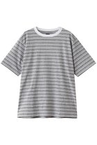 【バトナー/BATONER / MEN】の【MEN】ハンドドローイングボーダーTシャツ 人気、トレンドファッション・服の通販 founy(ファニー) ファッション Fashion メンズファッション Fashion for Men トップス・カットソー Cut & Sew Tops メンズシャツ Shirts ショート Short, Short Length スリーブ Sleeve, Long Sleeve / Short Sleeve ボーダー Border, Stripe ランダム Random, Irregular 定番 Standard, Basic Item thumbnail ホワイト|ID: prp329100004444647 ipo3291000000032861192