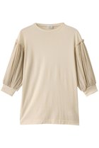 【アンティパスト/ANTIPAST】のメッシュスリーブコットンフライスTシャツ アイボリー|ID:prp329100004444651