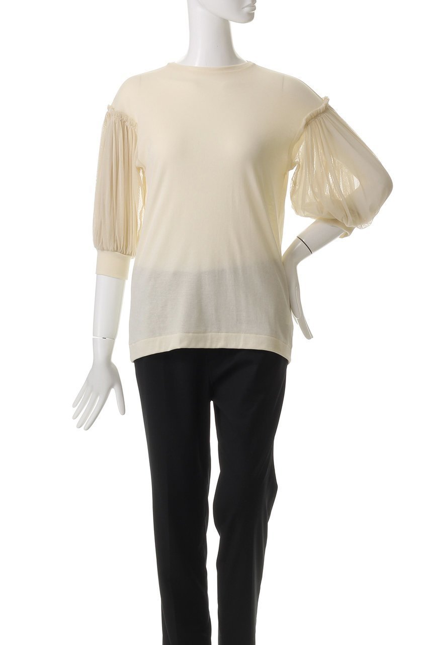 【アンティパスト/ANTIPAST】のメッシュスリーブコットンフライスTシャツ 人気、トレンドファッション・服の通販 founy(ファニー) 　ファッション　Fashion　レディースファッション　Fashion for Women　トップス・カットソー　Cut & Sew Tops　シャツ・ブラウス・オフィスカジュアル　Elegant Blouses & Button-Ups　ロングTシャツ・Tシャツ　Longline T-Shirts & Tees　カットソー・ベーシックTシャツ　Cut-and-Sewn Tops / Stretch Tees & Basics　コンシャス　Conscious, Bodycon　ショート　Short, Short Length　スリーブ　Sleeve, Long Sleeve / Short Sleeve　メッシュ　Mesh, Net Fabric　春　Spring　other-2|ID: prp329100004444651 ipo3291000000036008478