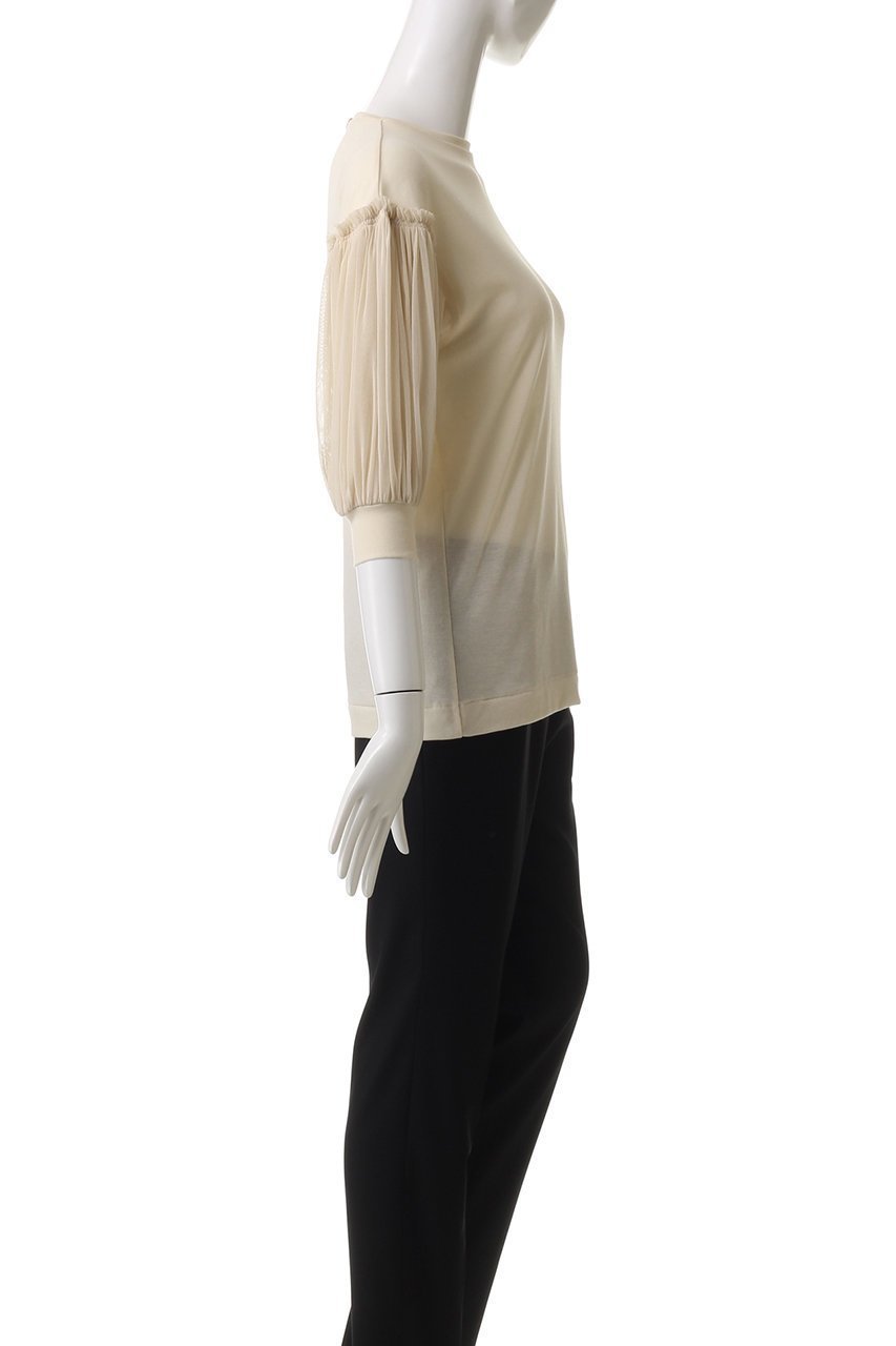 【アンティパスト/ANTIPAST】のメッシュスリーブコットンフライスTシャツ 人気、トレンドファッション・服の通販 founy(ファニー) 　ファッション　Fashion　レディースファッション　Fashion for Women　トップス・カットソー　Cut & Sew Tops　シャツ・ブラウス・オフィスカジュアル　Elegant Blouses & Button-Ups　ロングTシャツ・Tシャツ　Longline T-Shirts & Tees　カットソー・ベーシックTシャツ　Cut-and-Sewn Tops / Stretch Tees & Basics　コンシャス　Conscious, Bodycon　ショート　Short, Short Length　スリーブ　Sleeve, Long Sleeve / Short Sleeve　メッシュ　Mesh, Net Fabric　春　Spring　other-3|ID: prp329100004444651 ipo3291000000036008480