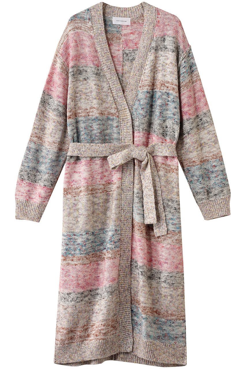 【ガリャルダガランテ/GALLARDAGALANTE】の【HERITANOVUM】マルチカラーカーディガン 人気、トレンドファッション・服の通販 founy(ファニー) 　ファッション　Fashion　レディースファッション　Fashion for Women　トップス・カットソー　Cut & Sew Tops　ニット　Knit Tops & Sweaters　カーディガン・羽織り　Layered Style Cardigans　おすすめ　Recommended / Our Picks　カーディガン　Cardigan, Knitwear　ジャケット　Jacket, Outerwear　スタンダード　Standard, Basic　パッチワーク　Patchwork, Mixed Fabric　春　Spring　 other-1|ID: prp329100004444656 ipo3291000000035721687