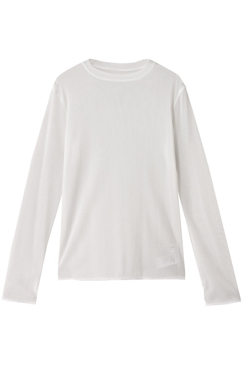 【ガリャルダガランテ/GALLARDAGALANTE】の【La nature linge】シアーチュールトップス 人気、トレンドファッション・服の通販 founy(ファニー) 　ファッション　Fashion　レディースファッション　Fashion for Women　トップス・カットソー　Cut & Sew Tops　シャツ・ブラウス・オフィスカジュアル　Elegant Blouses & Button-Ups　ロングTシャツ・Tシャツ　Longline T-Shirts & Tees　カットソー・ベーシックTシャツ　Cut-and-Sewn Tops / Stretch Tees & Basics　お家時間・ステイホーム　Stay Home / At Home　なめらか　Smooth, Silky Texture　インナー　Innerwear　コンパクト　Compact, Small Size　ジャケット　Jacket, Outerwear　スリーブ　Sleeve, Long Sleeve / Short Sleeve　チュール　Tulip, Tulip Motif　ベスト　Vest, Waistcoat　ベーシック　Basic, Essential　ロング　Long, Long-Length　 other-1|ID: prp329100004444659 ipo3291000000036008517