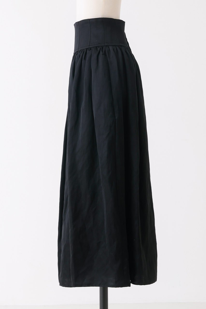 【デザイン ワークス/DESIGN WORKS】のサテンフレアスカート 人気、トレンドファッション・服の通販 founy(ファニー) 　ファッション　Fashion　レディースファッション　WOMEN　スカート　Skirt　Aライン/フレアスカート　Flared A-Line Skirts　ロングスカート　Long Skirt　ギャザー　Gather　コルセット　Corset　サテン　Satin　ポケット　Pocket　ロング　Long　エレガント 上品　Elegant　other-2|ID: prp329100004444661 ipo3291000000031255010