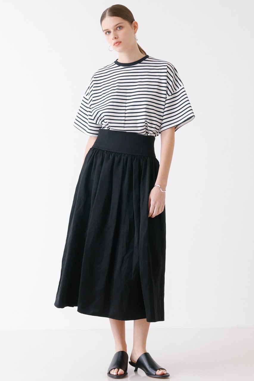 【デザイン ワークス/DESIGN WORKS】のサテンフレアスカート 人気、トレンドファッション・服の通販 founy(ファニー) 　ファッション　Fashion　レディースファッション　Fashion for Women　スカート　Skirts　Aライン・フレアスカート　A-Line & Flared Skirts　ロングスカート　Long Skirts / Maxi & Midi Skirts　ギャザー　Gathered, Ruffled　コルセット　Corset, Bustier　サテン　Satin, Glossy Fabric　ポケット　Pocket, Pocket Detail　ロング　Long, Long-Length　エレガント 上品　Elegant　other-8|ID: prp329100004444661 ipo3291000000035550861