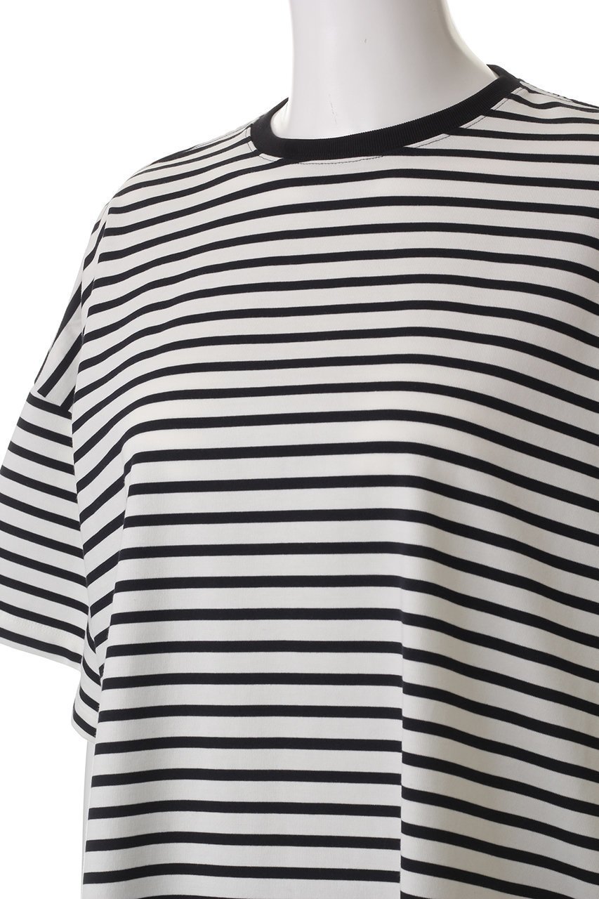 【デザイン ワークス/DESIGN WORKS】のthehightlights 別注big tee ボーダー 人気、トレンドファッション・服の通販 founy(ファニー) 　ファッション　Fashion　レディースファッション　Fashion for Women　トップス・カットソー　Cut & Sew Tops　シャツ・ブラウス・オフィスカジュアル　Elegant Blouses & Button-Ups　ロングTシャツ・Tシャツ　Longline T-Shirts & Tees　カットソー・ベーシックTシャツ　Cut-and-Sewn Tops / Stretch Tees & Basics　ショート　Short, Short Length　シンプル　Simple, Minimal　スリーブ　Sleeve, Long Sleeve / Short Sleeve　ベーシック　Basic, Essential　ボーダー　Border, Stripe　別注　Limited Edition, Custom Order　夏　Summer　春　Spring　S/S・春夏　SS, Spring/Summer, Warm Season　other-5|ID: prp329100004444662 ipo3291000000035421054