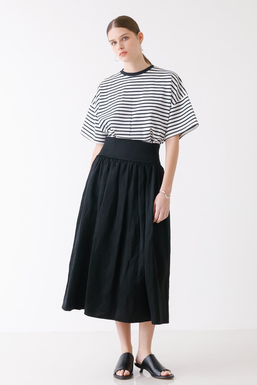 【デザイン ワークス/DESIGN WORKS】のthehightlights 別注big tee ボーダー 人気、トレンドファッション・服の通販 founy(ファニー) 　ファッション　Fashion　レディースファッション　Fashion for Women　トップス・カットソー　Cut & Sew Tops　シャツ・ブラウス・オフィスカジュアル　Elegant Blouses & Button-Ups　ロングTシャツ・Tシャツ　Longline T-Shirts & Tees　カットソー・ベーシックTシャツ　Cut-and-Sewn Tops / Stretch Tees & Basics　ショート　Short, Short Length　シンプル　Simple, Minimal　スリーブ　Sleeve, Long Sleeve / Short Sleeve　ベーシック　Basic, Essential　ボーダー　Border, Stripe　別注　Limited Edition, Custom Order　夏　Summer　春　Spring　S/S・春夏　SS, Spring/Summer, Warm Season　other-6|ID: prp329100004444662 ipo3291000000035421056