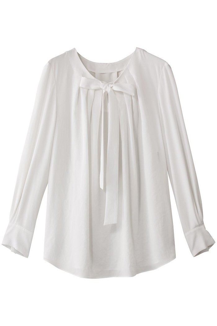 【アルアバイル/allureville】のシルキータックボウブラウス インテリア・キッズ・メンズ・レディースファッション・服の通販 founy(ファニー) https://founy.com/ ファッション Fashion レディースファッション WOMEN トップス・カットソー Tops/Tshirt シャツ/ブラウス Shirts/Blouses おすすめ Recommend エレガント 上品 Elegant スリーブ Sleeve ダウン Down デニム Denim ドレープ Drape リボン Ribbon ロング Long |ID: prp329100004444672 ipo3291000000031065649