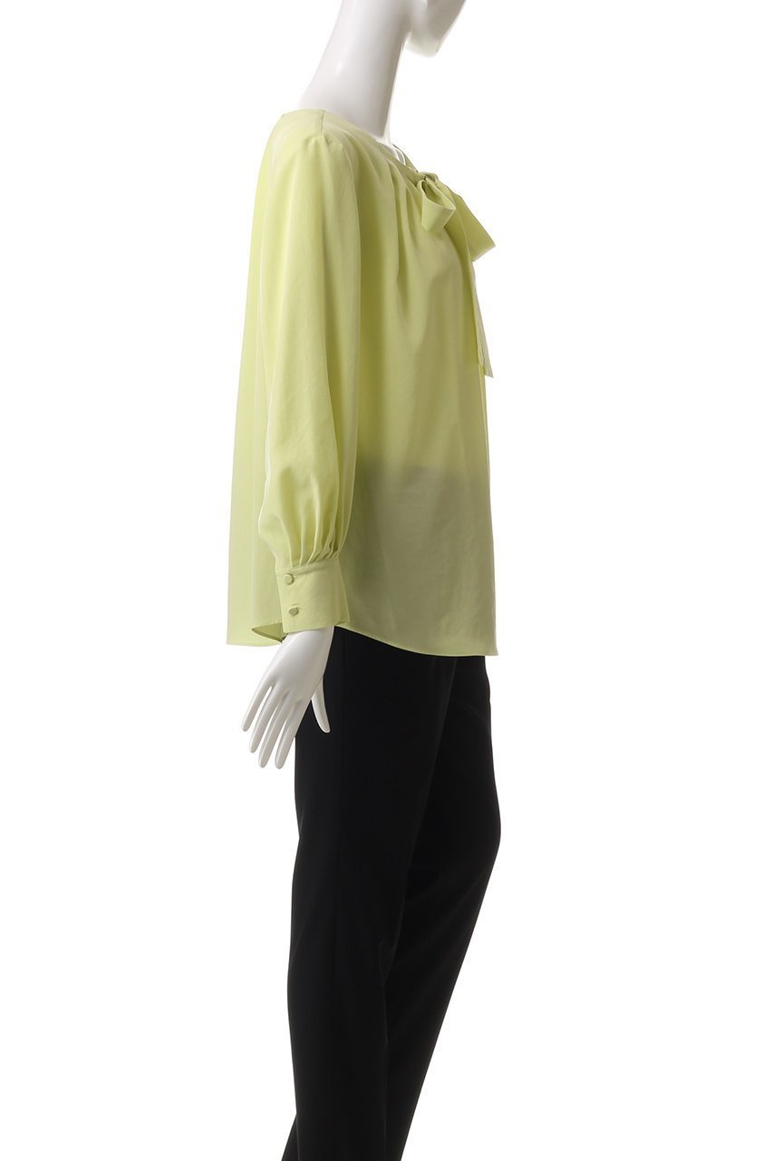 【アルアバイル/allureville】のシルキータックボウブラウス 人気、トレンドファッション・服の通販 founy(ファニー) 　ファッション　Fashion　レディースファッション　WOMEN　トップス・カットソー　Tops/Tshirt　シャツ/ブラウス　Shirts/Blouses　おすすめ　Recommend　エレガント 上品　Elegant　スリーブ　Sleeve　ダウン　Down　デニム　Denim　ドレープ　Drape　リボン　Ribbon　ロング　Long　other-3|ID: prp329100004444672 ipo3291000000031255076