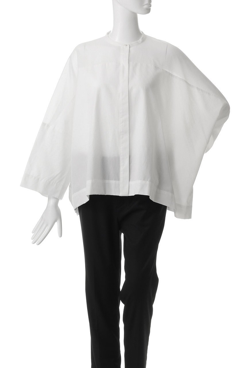 【ミズイロ インド/mizuiro ind】のstand collar sheer shirt シャツ 人気、トレンドファッション・服の通販 founy(ファニー) 　ファッション　Fashion　レディースファッション　WOMEN　トップス・カットソー　Tops/Tshirt　シャツ/ブラウス　Shirts/Blouses　シアー　Sheer　シンプル　Simple　スリーブ　Sleeve　ドレープ　Drape　ボックス　Box　ポンチョ　Poncho　ロング　Long　エレガント 上品　Elegant　再入荷　Restock/Back In Stock/Re Arrival　other-2|ID: prp329100004444674 ipo3291000000031255085