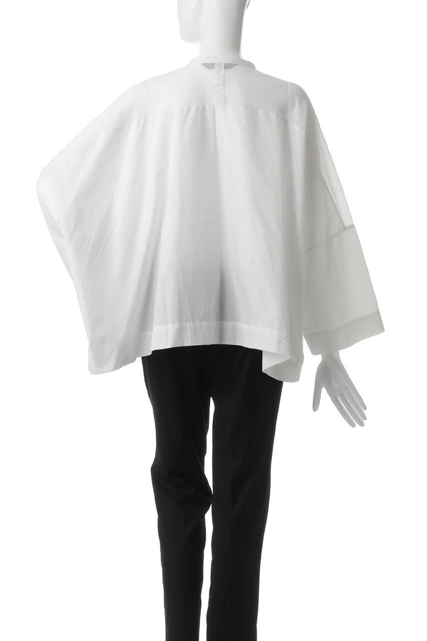 【ミズイロ インド/mizuiro ind】のstand collar sheer shirt シャツ 人気、トレンドファッション・服の通販 founy(ファニー) 　ファッション　Fashion　レディースファッション　WOMEN　トップス・カットソー　Tops/Tshirt　シャツ/ブラウス　Shirts/Blouses　シアー　Sheer　シンプル　Simple　スリーブ　Sleeve　ドレープ　Drape　ボックス　Box　ポンチョ　Poncho　ロング　Long　エレガント 上品　Elegant　再入荷　Restock/Back In Stock/Re Arrival　other-4|ID: prp329100004444674 ipo3291000000031255089