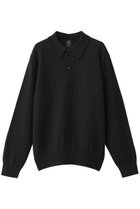 【バトナー/BATONER / MEN】の【MEN】OX サマーニットポロ 人気、トレンドファッション・服の通販 founy(ファニー) ファッション Fashion メンズファッション Fashion for Men トップス・カットソー Cut & Sew Tops ニット・セーター / 定番トップス Knit Tops & Sweaters サマー Summer, Summer Style シアー Sheer, See-Through 夏 Summer 春 Spring S/S・春夏 SS, Spring/Summer, Warm Season thumbnail ブラック|ID: prp329100004444677 ipo3291000000032935902