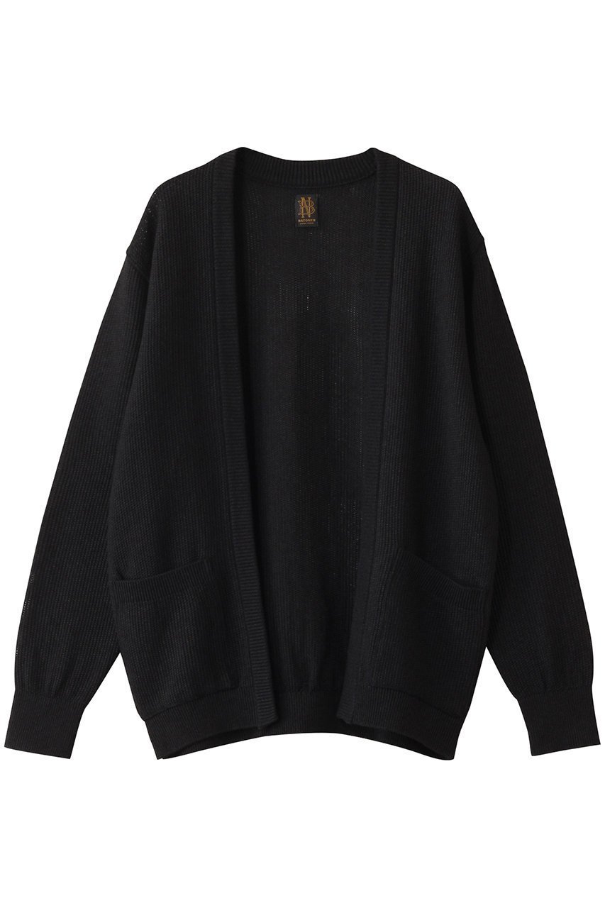 【バトナー/BATONER / MEN】の【MEN】OX サマーニットトッパーカーディガン インテリア・キッズ・メンズ・レディースファッション・服の通販 founy(ファニー) 　ファッション　Fashion　メンズファッション　Fashion for Men　カーディガン　Cardigan, Knitwear　サマー　Summer, Summer Style　シアー　Sheer, See-Through　トッパー　Topper, Light Cardigan　ブラック|ID: prp329100004444678 ipo3291000000032935955
