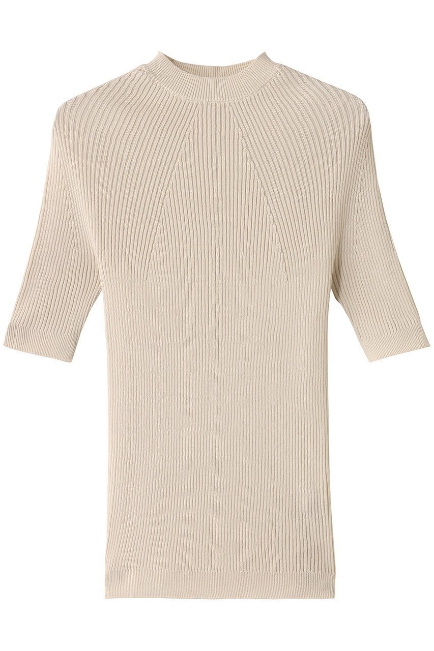 【バトナー/BATONER】のTHE SEAISLAND COTION リブネイチャーロングスリーブ インテリア・キッズ・メンズ・レディースファッション・服の通販 founy(ファニー) 　ファッション　Fashion　レディースファッション　WOMEN　トップス・カットソー　Tops/Tshirt　ニット　Knit Tops　プルオーバー　Pullover　なめらか　Smooth　コンパクト　Compact　ハイネック　High Neck　アイボリー|ID: prp329100004444680 ipo3291000000031065673