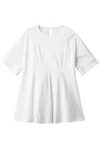 【アナイ/ANAYI】のコットンポンチチュニックプルオーバー 人気、トレンドファッション・服の通販 founy(ファニー) ファッション Fashion レディースファッション Fashion for Women トップス・カットソー Cut & Sew Tops シャツ・ブラウス・オフィスカジュアル Elegant Blouses & Button-Ups ロングTシャツ・Tシャツ Longline T-Shirts & Tees カジュアルプルオーバー・ニットトップス Pullovers & Knit Tops / Casual Pullovers カットソー・ベーシックTシャツ Cut-and-Sewn Tops / Stretch Tees & Basics ショート Short, Short Length スリーブ Sleeve, Long Sleeve / Short Sleeve チュニック Tunic, Long Top フェミニン Feminine, Girly フレア Flare, Flared 再入荷 Restock / Back in Stock thumbnail ホワイト|ID: prp329100004444690 ipo3291000000035052765