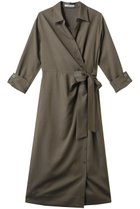 【アナイ/ANAYI】のテンセルツイルカシュクールワンピース カーキ|ID: prp329100004444691 ipo3291000000032868427