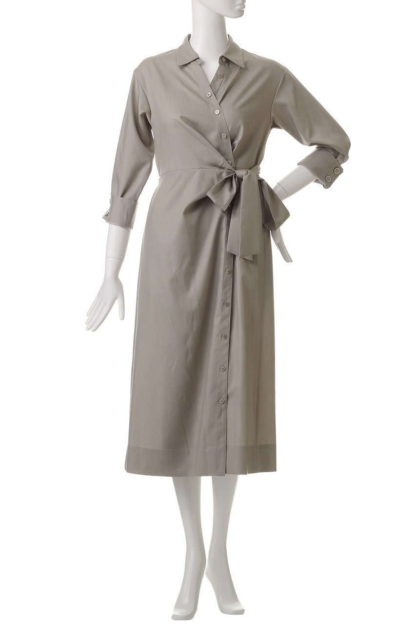 【アナイ/ANAYI】のテンセルツイルカシュクールワンピース 人気、トレンドファッション・服の通販 founy(ファニー) 　ファッション　Fashion　レディースファッション　Fashion for Women　ワンピース　Dresses　チュニック　Tunic Tops & Dresses　なめらか　Smooth, Silky Texture　シンプル　Simple, Minimal　チュニック　Tunic, Long Top　リボン　Ribbon, Bow　ロング　Long, Long-Length　エレガント 上品　Elegant　other-2|ID: prp329100004444691 ipo3291000000032868432