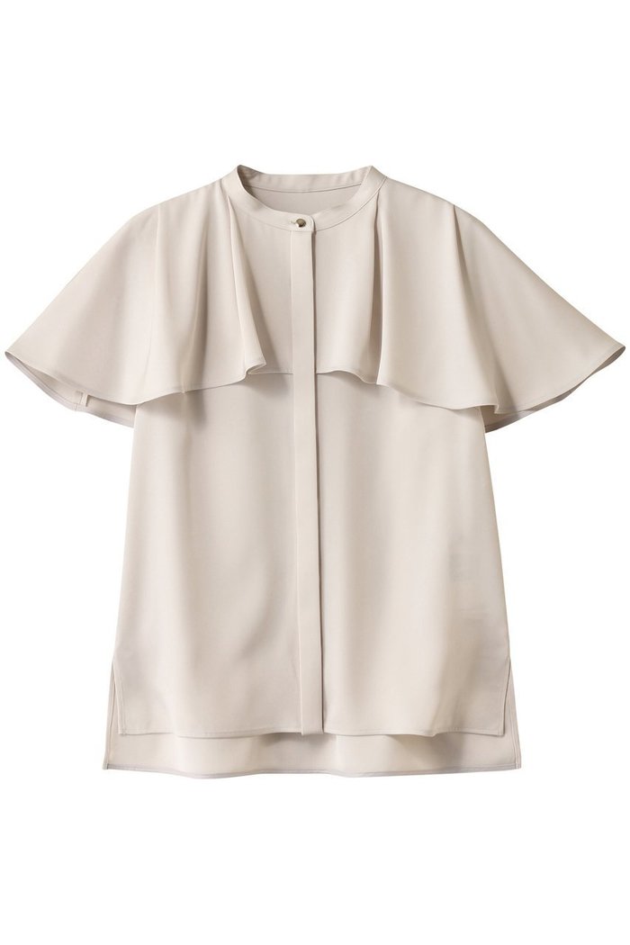 【アナイ/ANAYI】のストレッチサテンケープブラウス インテリア・キッズ・メンズ・レディースファッション・服の通販 founy(ファニー) https://founy.com/ ファッション Fashion レディースファッション WOMEN トップス・カットソー Tops/Tshirt シャツ/ブラウス Shirts/Blouses なめらか Smooth エレガント 上品 Elegant サテン Satin ショート Short ストレッチ Stretch スリーブ Sleeve フレア Flare |ID: prp329100004444692 ipo3291000000031065713