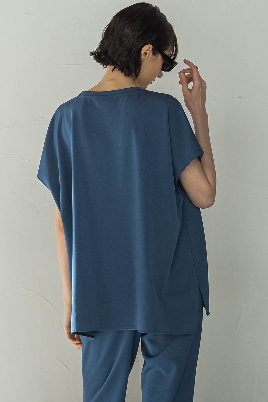 【エッセン ロートレアモン/ESSEN LAUTREAMONT】のトリアセカルぜトップス 人気、トレンドファッション・服の通販 founy(ファニー) 　ファッション　Fashion　レディースファッション　WOMEN　トップス・カットソー　Tops/Tshirt　シャツ/ブラウス　Shirts/Blouses　ロング / Tシャツ　T-Shirts　カットソー　Cut and Sewn　エレガント 上品　Elegant　ショート　Short　ジャージー　Jersey　ストレッチ　Stretch　スリーブ　Sleeve　ドレープ　Drape　リュクス　Luxe　リラックス　Relax　夏　Summer　other-2|ID: prp329100004444697 ipo3291000000031255219