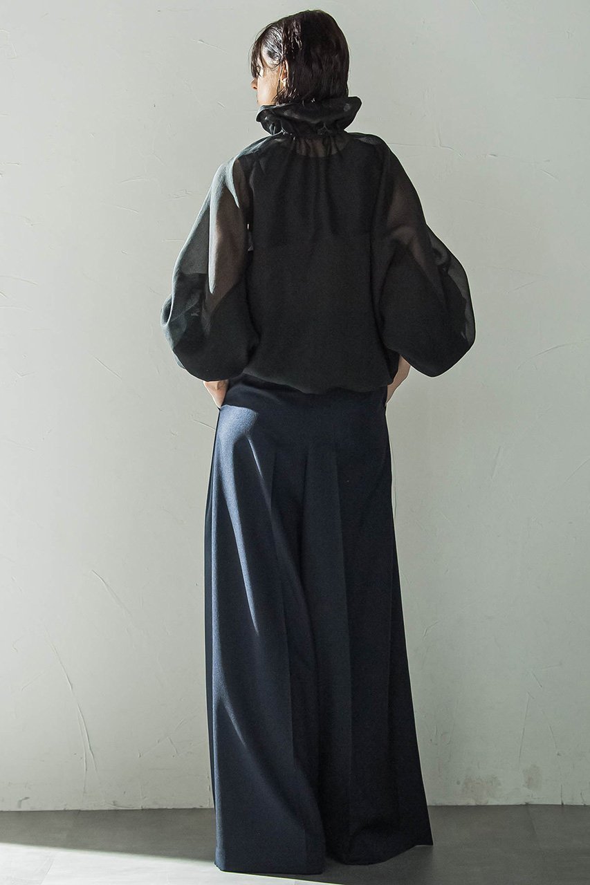 【エッセン ロートレアモン/ESSEN LAUTREAMONT】のポリエステルオーガンジードルマンブルゾン 人気、トレンドファッション・服の通販 founy(ファニー) 　ファッション　Fashion　レディースファッション　WOMEN　アウター　Coat Outerwear　ジャケット　Jackets　ブルゾン　Blouson/Jackets　オーガンジー　Organdy　シアー　Sheer　ジャケット　Jacket　スタンド　Stand　スポーティ　Sporty　トレンド　Trend　ブルゾン　Blouson　other-7|ID: prp329100004444699 ipo3291000000031325641