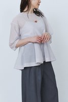 【プルミエ アロンディスモン/1er Arrondissement】のラッフルヘムニットプルオーバー 人気、トレンドファッション・服の通販 founy(ファニー) ファッション Fashion レディースファッション WOMEN トップス・カットソー Tops/Tshirt ニット Knit Tops プルオーバー Pullover シアー Sheer フェミニン Feminine フレア Flare エレガント 上品 Elegant NEW・新作・新着・新入荷 New Arrivals |ID:prp329100004444703