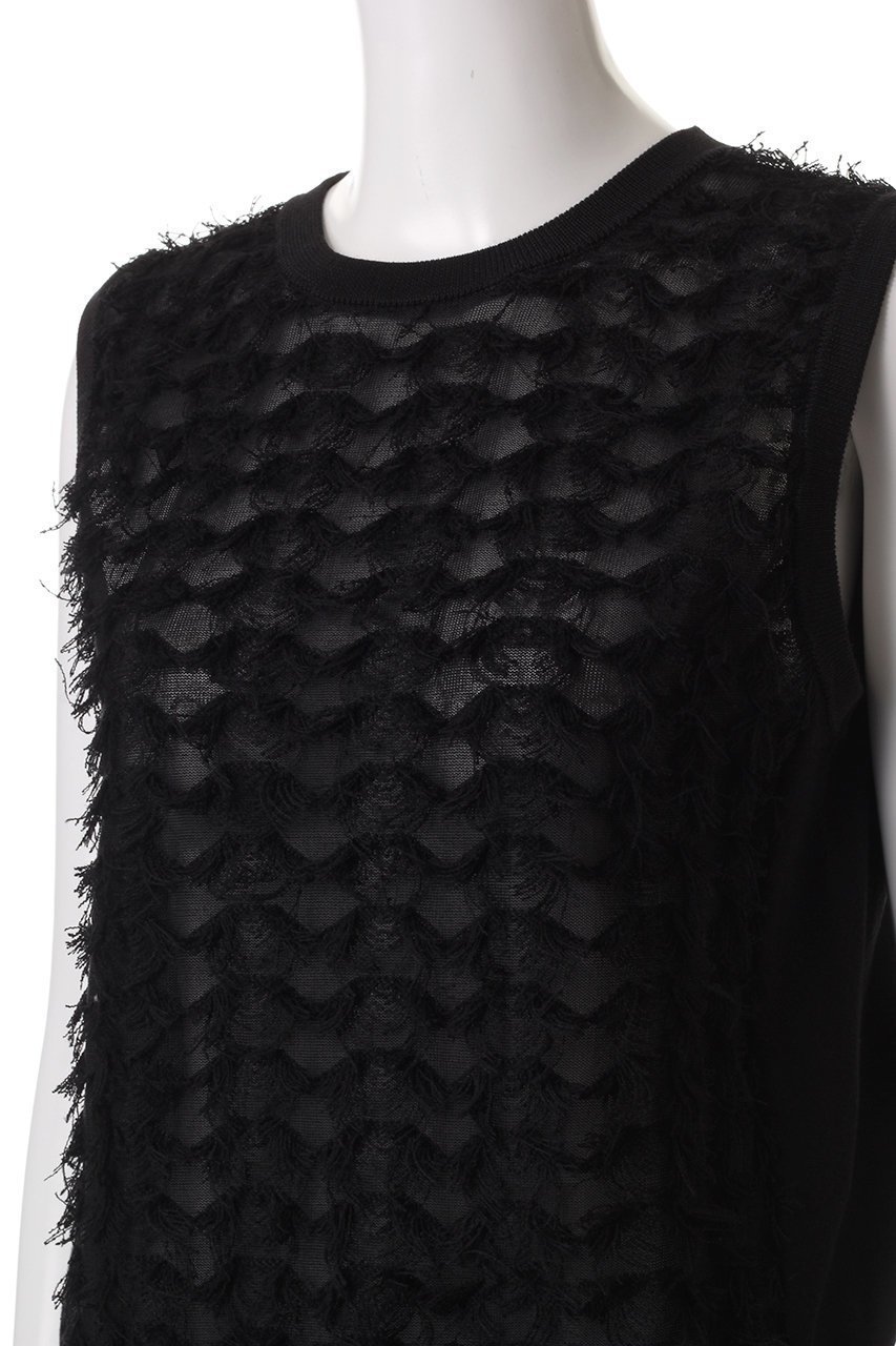 【アルアバイル/allureville】のシアーカットJQ プルオーバー 人気、トレンドファッション・服の通販 founy(ファニー) 　ファッション　Fashion　レディースファッション　WOMEN　トップス・カットソー　Tops/Tshirt　ニット　Knit Tops　プルオーバー　Pullover　エレガント 上品　Elegant　コンパクト　Compact　シアー　Sheer　シンプル　Simple　ジャカード　Jacquard　ノースリーブ　No Sleeve　other-5|ID: prp329100004444708 ipo3291000000031325661