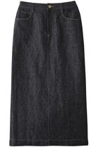 【ベイジ,/BEIGE,】のCUPHEA(クフェア)/Iラインロングスカート Indigo|ID: prp329100004444712 ipo3291000000032824544